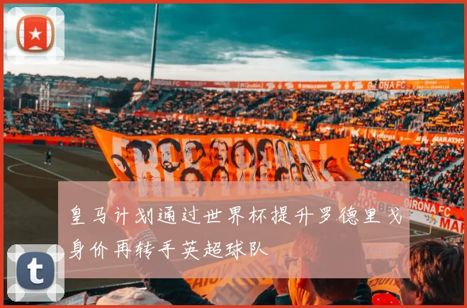皇马计划通过世界杯提升罗德里戈身价再转手英超球队