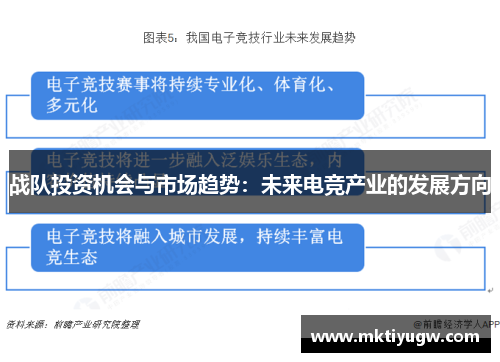 战队投资机会与市场趋势：未来电竞产业的发展方向